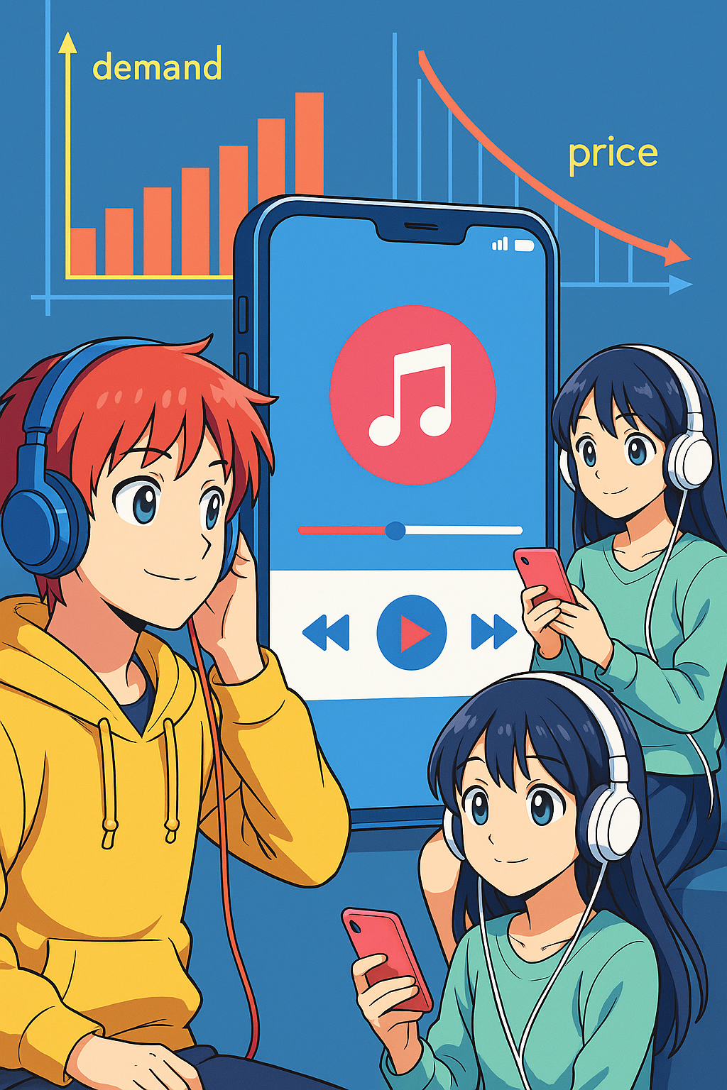 Elasticidad de la demanda en un servicio de streaming musical - Matemáticas Aplicadas para Administración y Economía