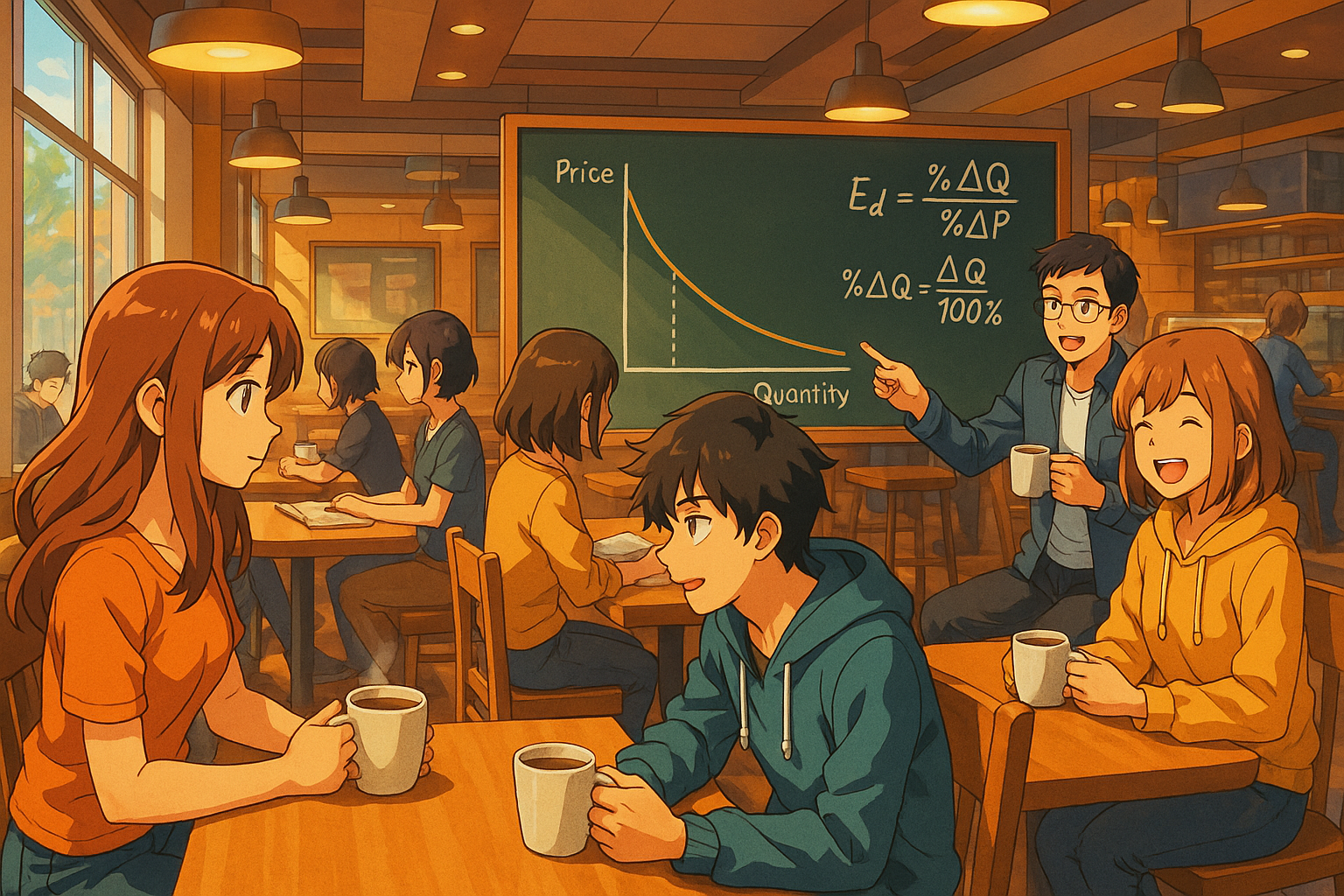 Elasticidad de la demanda en una cafetería universitaria