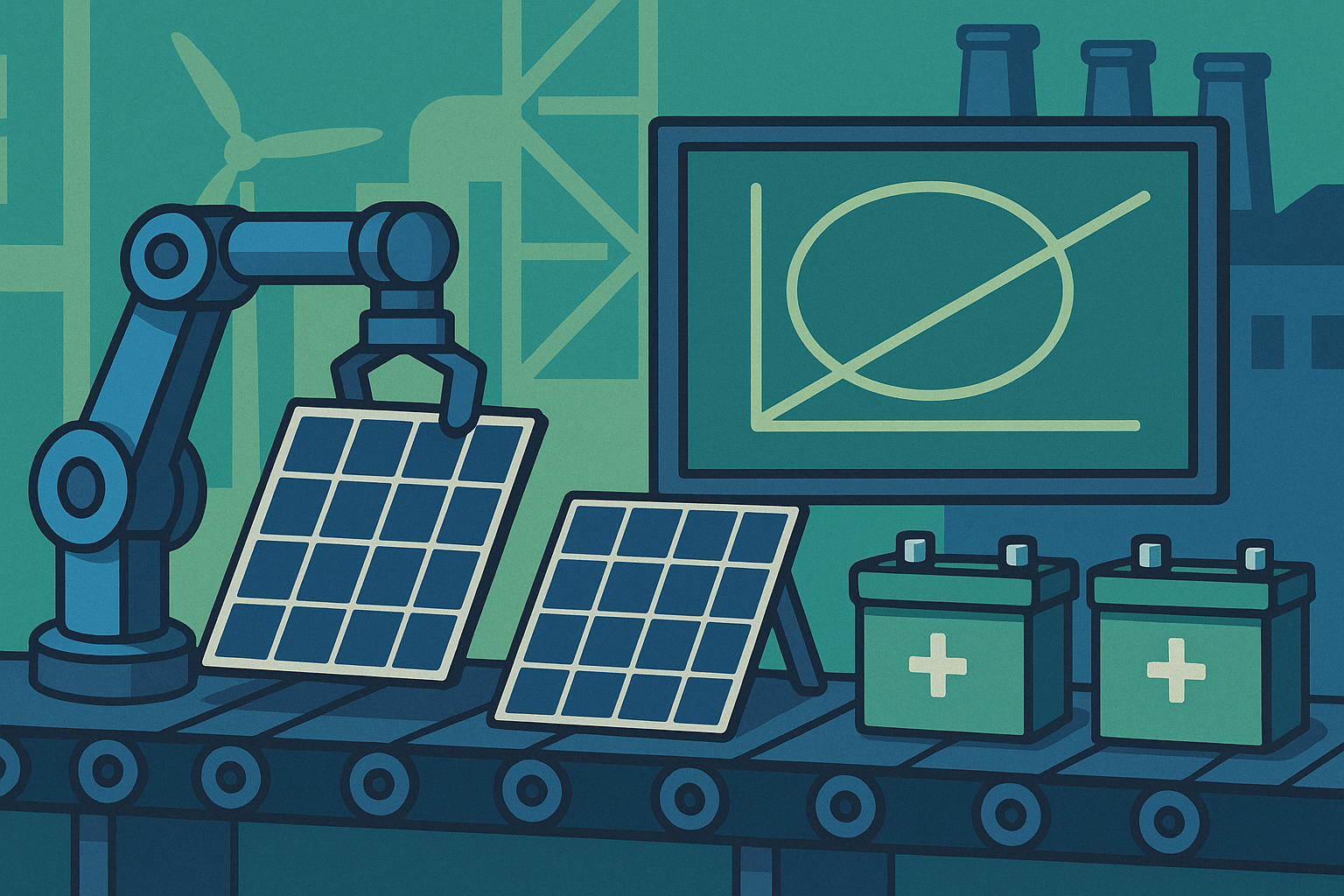 🔋 Producción óptima de paneles solares y baterías ☀️🪫